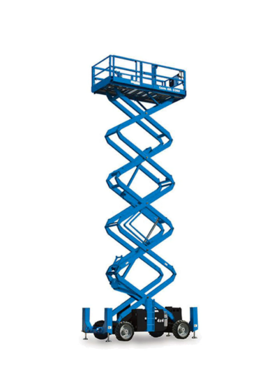 Twin Deck Diesel Scissor Lift 17m - 18m - KDM Hire